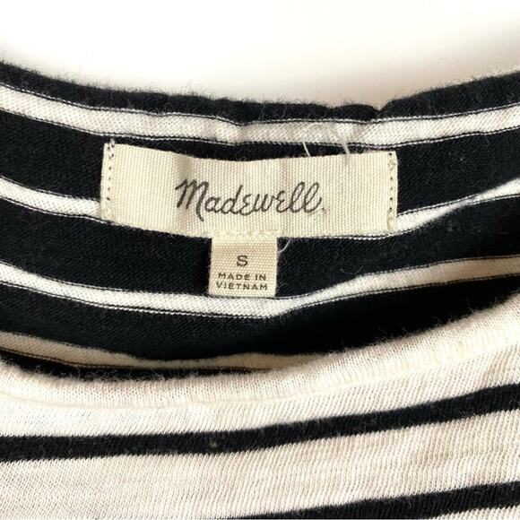 Madewell Forward Seam Striped Slub Cotton Tank Womens Size Small - Picture 6 of 11